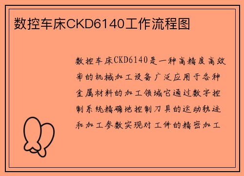 数控车床CKD6140工作流程图
